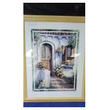 Beautiful Doorway print approx 26 x 31 inches