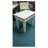 Approx 24 x 18 top and 22 inches tall