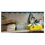 Entire shelf of box lots and goodies.