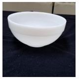 Ideal White fire king bowl approx 7