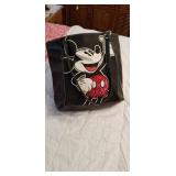 Adorable Canvas & leather mickey mouse tote bag