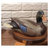 Ducks Unlimited 60 Years Mallard Wood Decoy