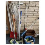 Mops, Bucket, Brushes and More.