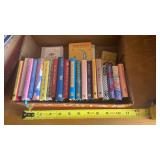 Box lot of small books