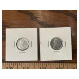 (2) 1943 Steel cent pieces