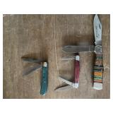 (3) pocket knives