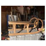 Vintage wooden sleigh