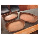 (3) Metal Ducks Unlimited Trays