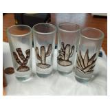 Mexico Souvenir Shot Glasses: Set of 4