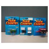 (3) Ertl 1/64 Farm Country Implements NIP