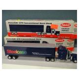 (2) SpecCast 1/64 Peterbilt 379 Semi Banks