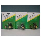 (3) ERTL 1/64 John Deere 7800 Tractors