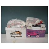 (2) Harley-Davidson Die-Cast Truck Banks