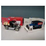 (2) Die-Cast Collectible Banks