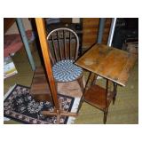 Hall Tree; Chair; Plant Stand; Foot Stool