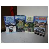 (24) Assorted Railroad VHS Tapes