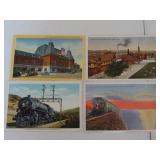 43 Railroad Postcards