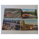 25 Railroad Postcards