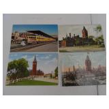 25 Railroad Postcards - Milwaukee/Madison
