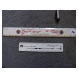 Southern Pacific 12"; Burlington Northern 7" Ruler