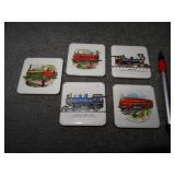 (5) Ceramic Coasters (2-3/8 x 2-3/8")