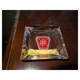 Pennsylvania Railroad 3-1/2" Glass Ashtray
