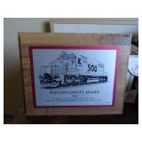 Soo Line Safety Award 1984 8x10" Plaque