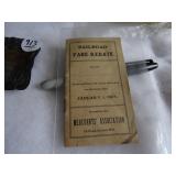 Railroad Fare Rebate Booklet-Merchants Assn. WI