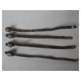 (4) Metal Luggage Tags