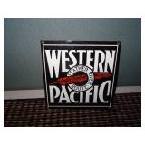Western Pacific Feather River Route Porcelain Sign