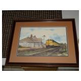 CNW Engine 209 at West Bend Station