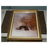 Framed Railroad Photo