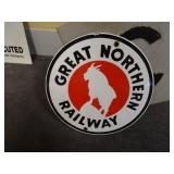 Great Northern Railway Metal Sign