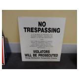 Chicago Northwestern Transportation No Trespassing