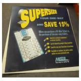 (5) Metra Fares Signs - 21 x 22"