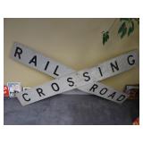 Large Railroad Crossing Sign