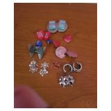 2 PAIR NEBRASKA AND MISCELLANOUS EARRINGS