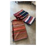 LAP BLANKET AND 2 AGHANS