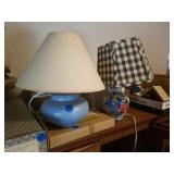 2 NIGHT STAND LAMPS,  14" TALL