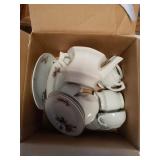 JAPANESE ROSE TEA SET AND MISC