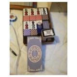 AVON AFTER SHAVE, MAKE UP BAG, FABRIC POMMANDER