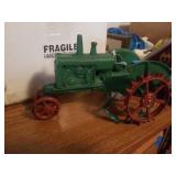 VINTAGE JOHN DEERE  CAST IRON TRACTOR, REPO