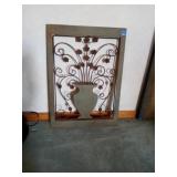 METAL WALL HANGING
24 INCH BY 17 1/2 INCH