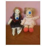 2 CLOTH DOLLS