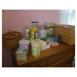 BASKETS AND TINS