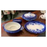 TRAY, BUTTER COVER, 2,BOWLS, ONE NO LIDS