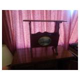 VINTAGE 22" X 24" TABLE MAGAZINE RACK