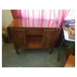 VINTAGE DROPLEAF  SERVING BUFFET TABLE , 62" LONG