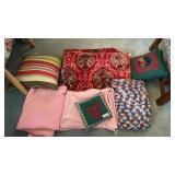 WARM LINED LAP BLANKET, POCKET SHAWL,