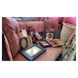 BATTERY OPERATED LAMP, PICTURE FRAMES- CROSSES